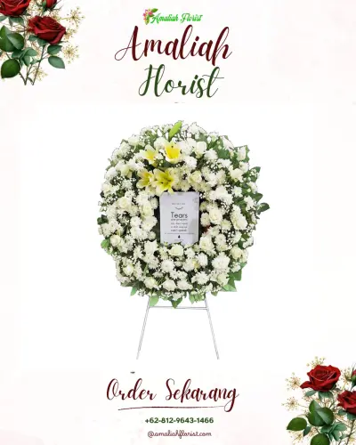 Krans Bunga Duka Cita di Kebutuhjurang