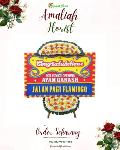 Bunga Papan Congratulation di Kebutuhjurang